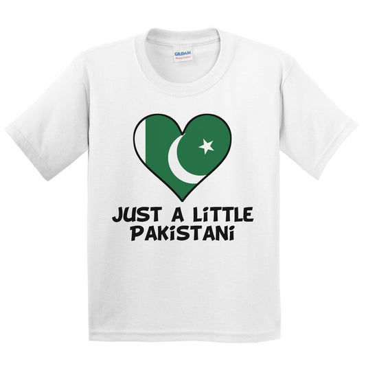 Just A Little Pakistani T-Shirt - Funny Pakistan Flag Kids Youth Shirt