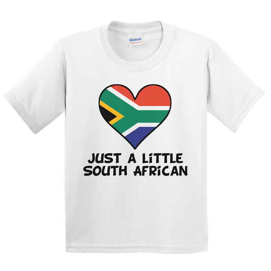 Just A Little South African T-Shirt - Funny South Africa Flag Kids Youth Shirt