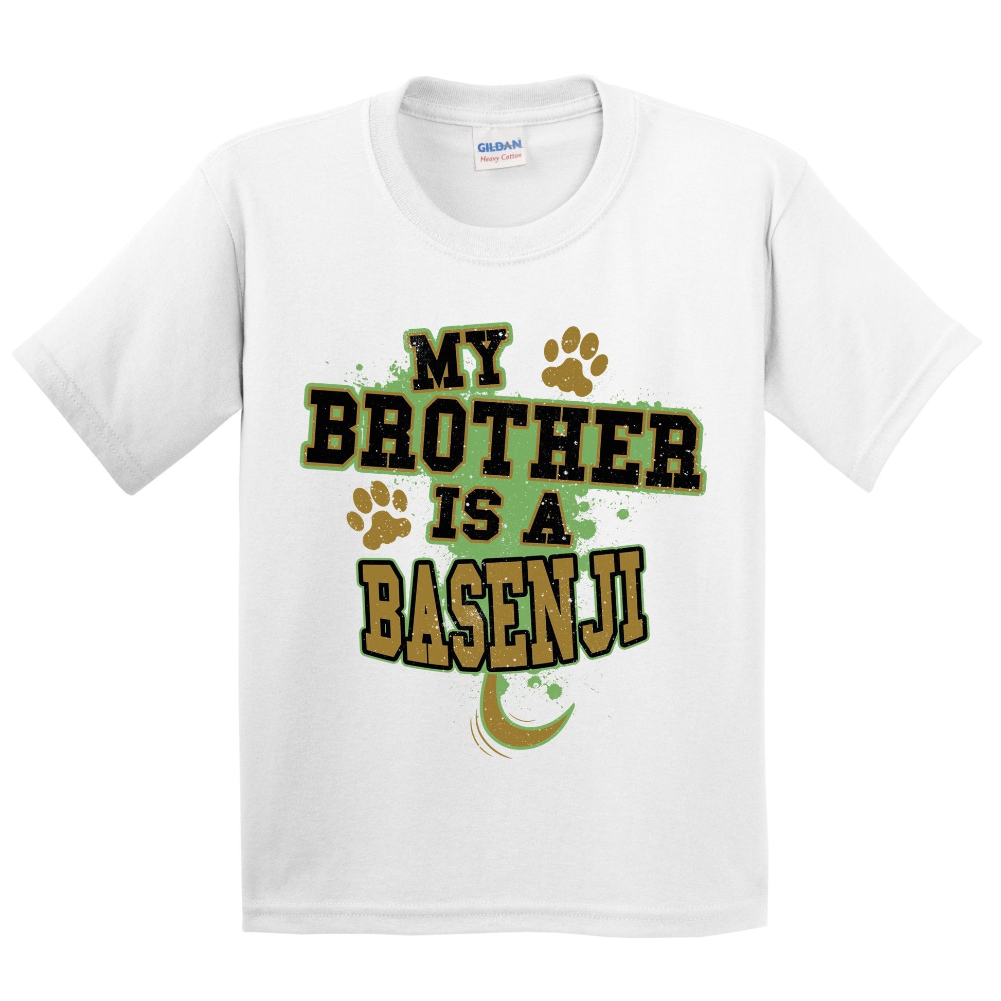 My Brother Is A Basenji Funny Dog Kids Youth T-Shirt