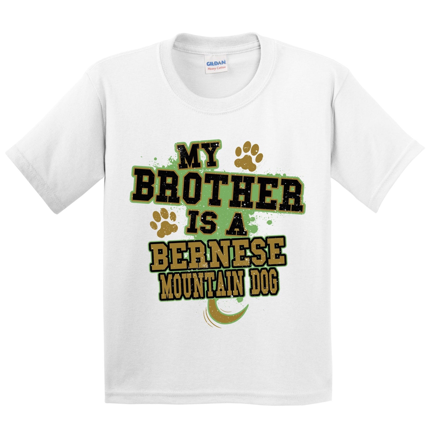My Brother Is A Bernese Mountain Dog Funny Dog Kids Youth T-Shirt