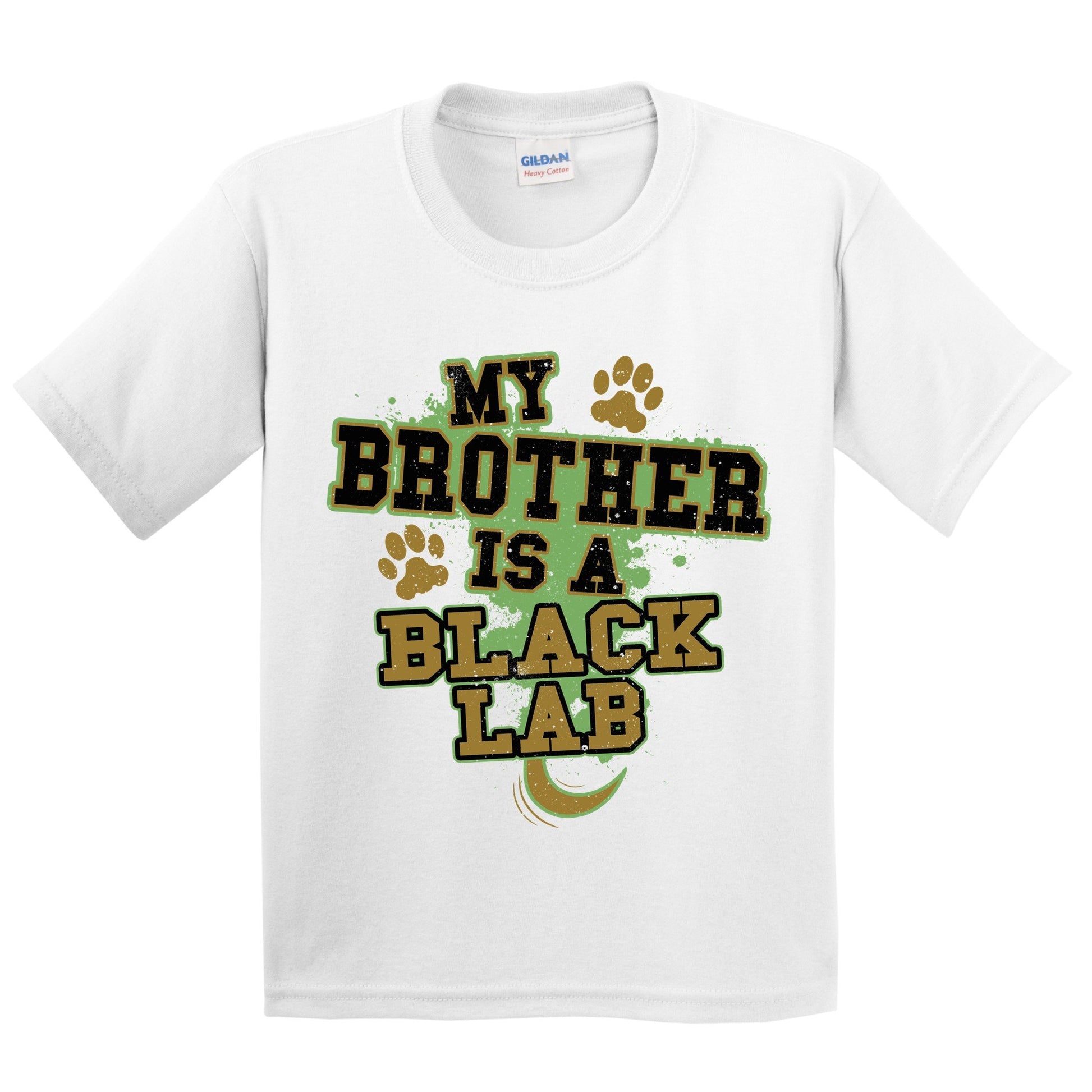My Brother Is A Black Lab Funny Dog Kids Youth T-Shirt