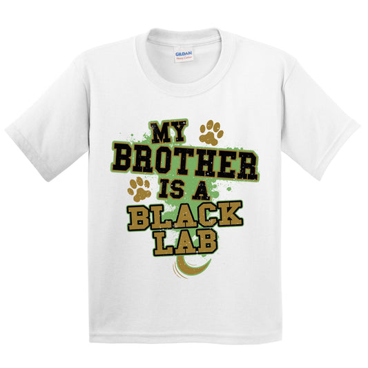 My Brother Is A Black Lab Funny Dog Kids Youth T-Shirt