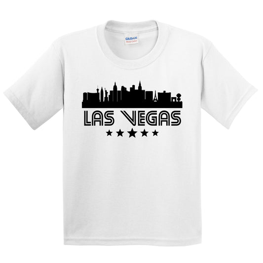 Las Vegas Nevada Skyline Retro Style Kids T-Shirt
