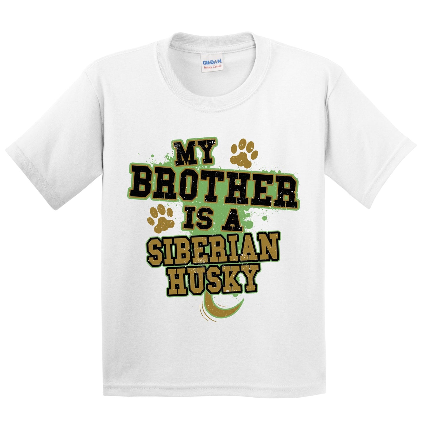 My Brother Is A Siberian Husky Funny Dog Kids Youth T-Shirt