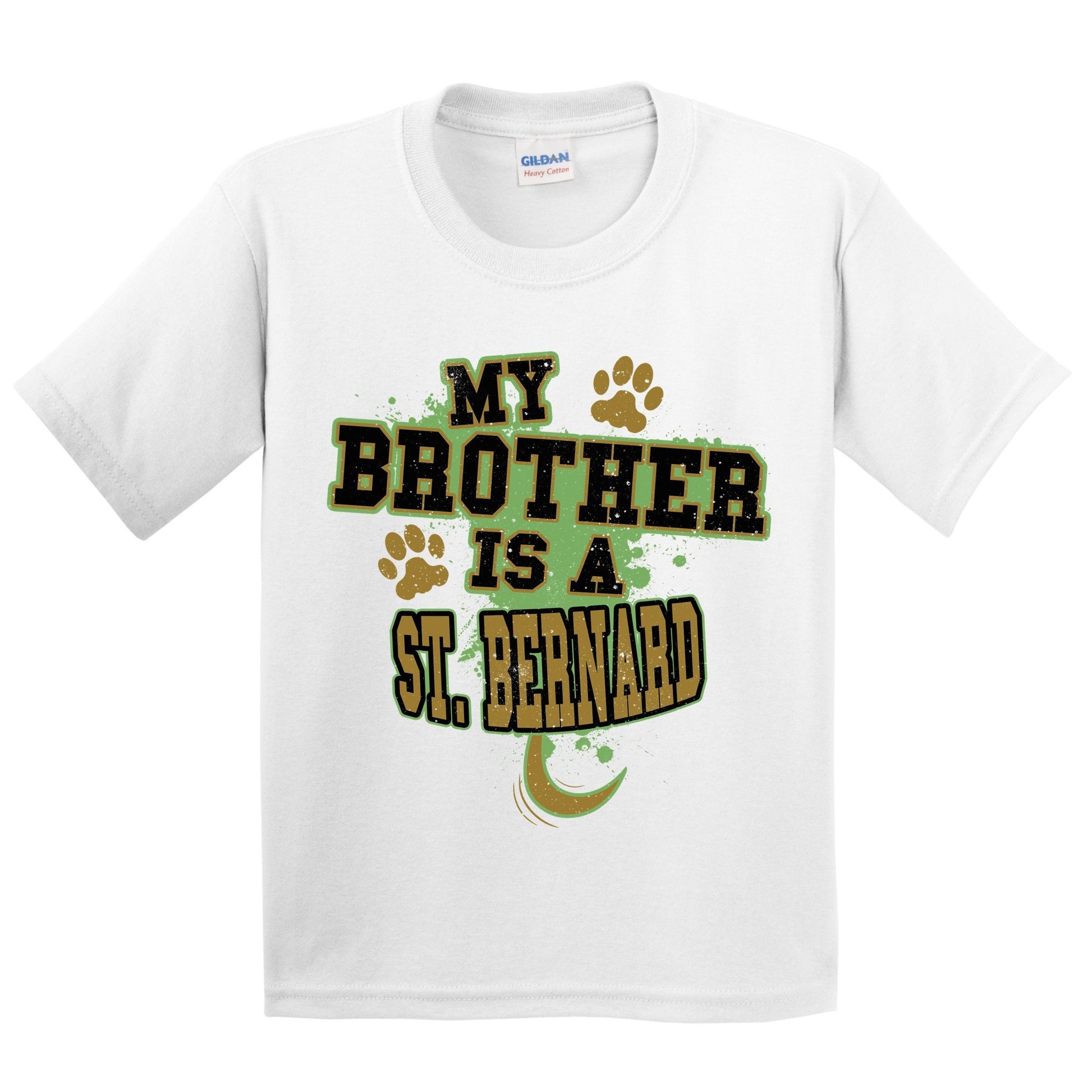 My Brother Is A St. Bernard Funny Dog Kids Youth T-Shirt