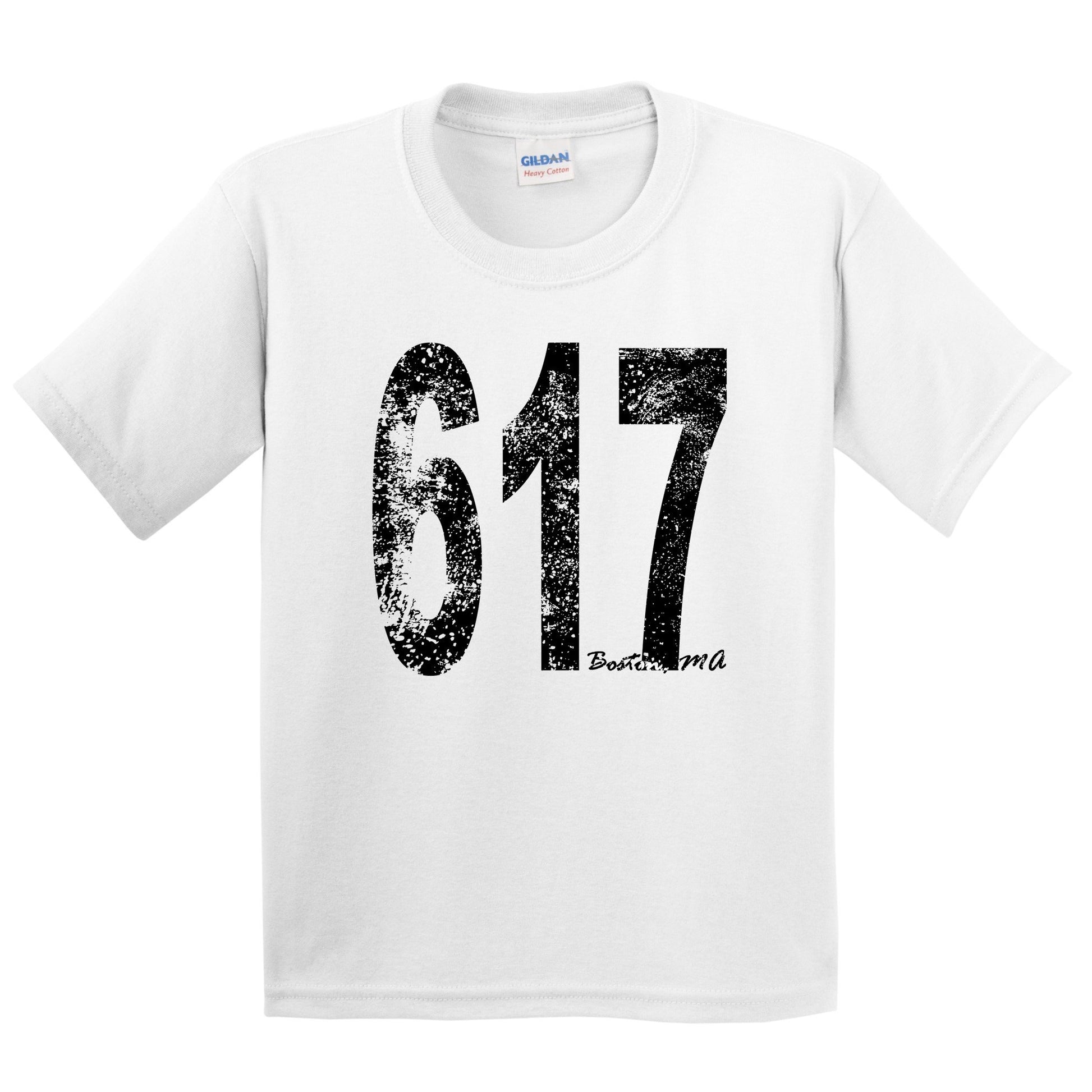 617 Boston Massachusetts Area Code Kids Youth T-Shirt