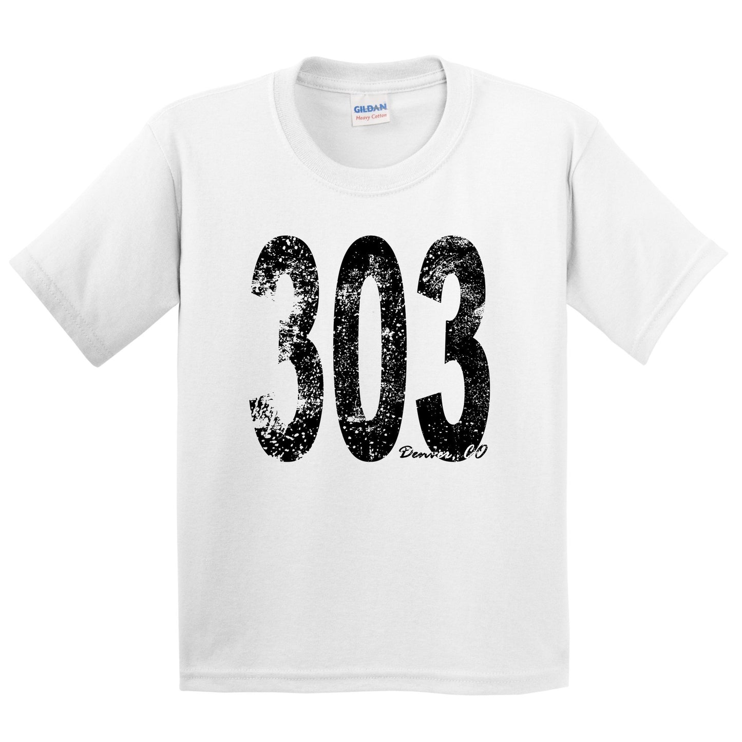 303 Denver Colorado Area Code Kids Youth T-Shirt