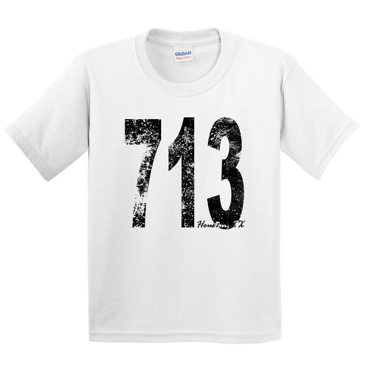 713 Houston Texas Area Code Kids Youth T-Shirt