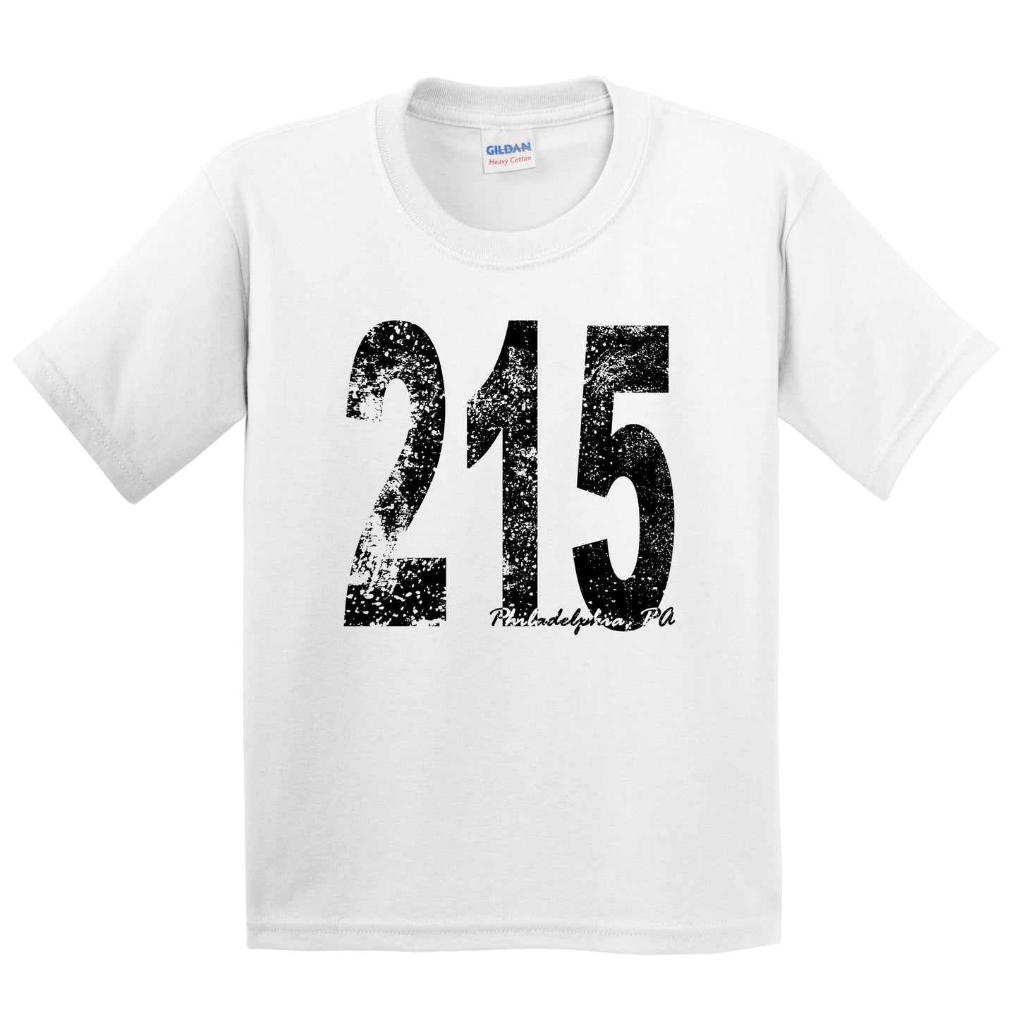 215 Philadelphia Pennsylvania Area Code Kids Youth T-Shirt