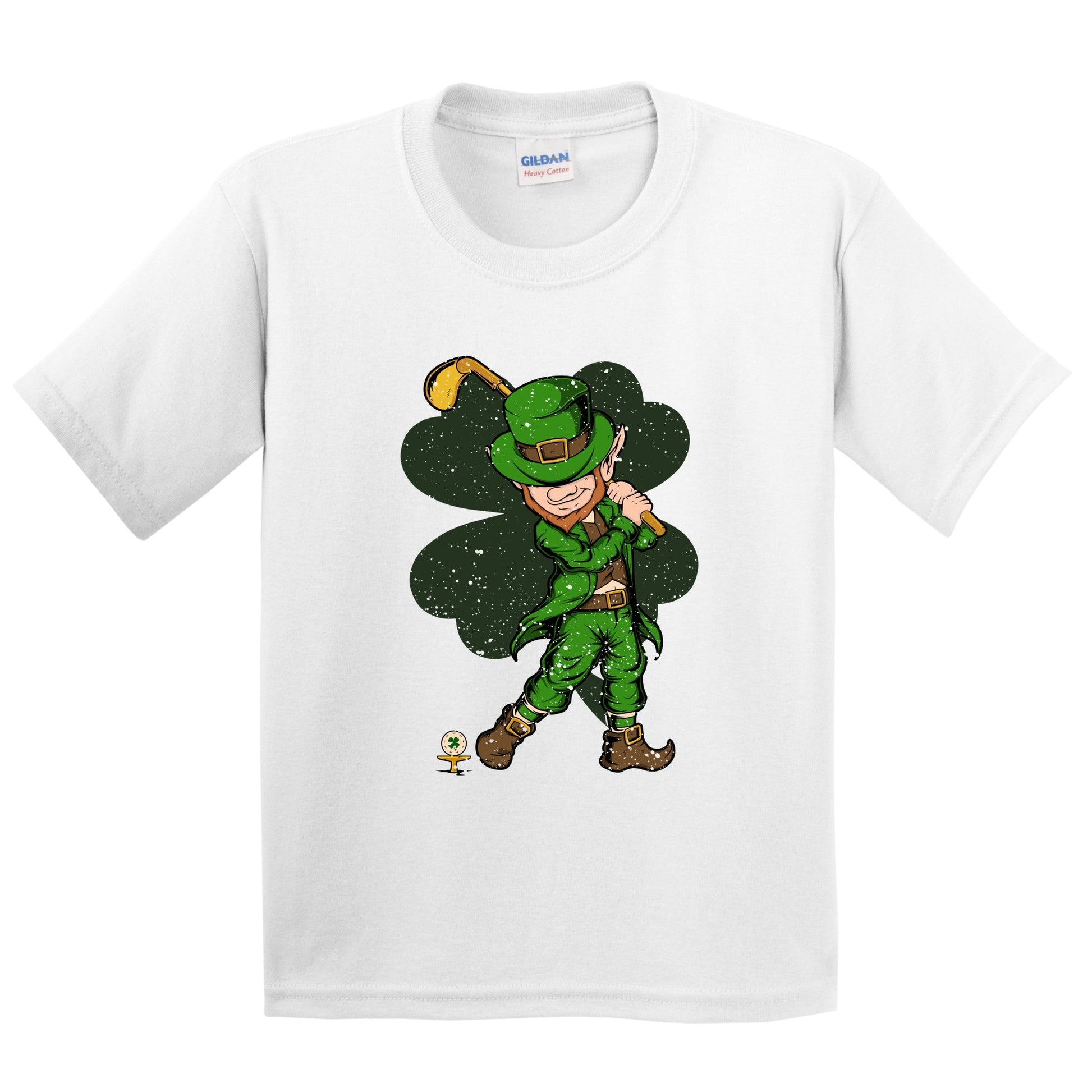 Golfer Leprechaun St. Patrick's Day Golf Golfing Youth T-Shirt