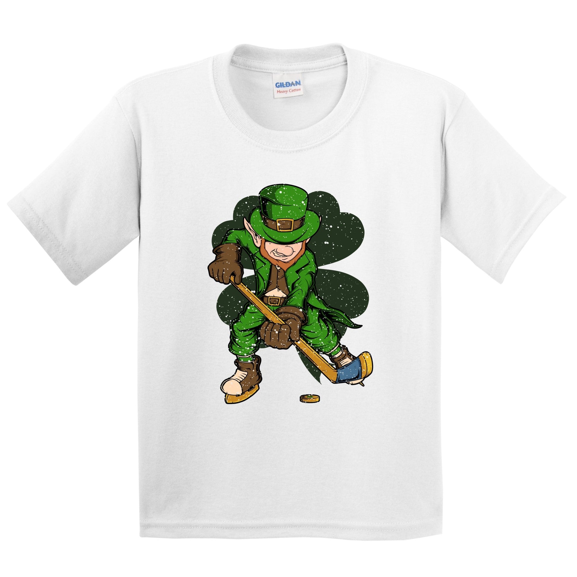 Hockey Player Leprechaun St. Patrick's Day Hockey Youth T-Shirt