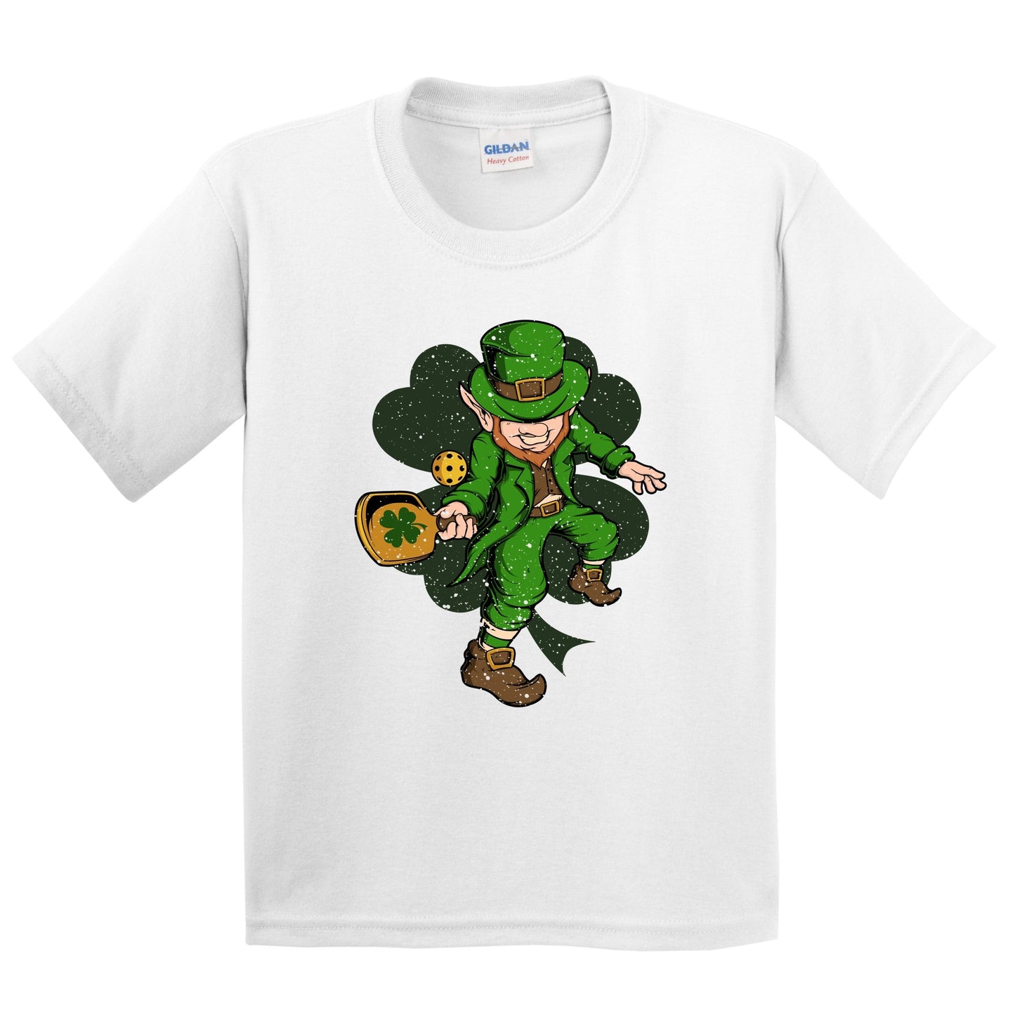 Pickleball Player Leprechaun St. Patrick's Day Pickleball Youth T-Shirt