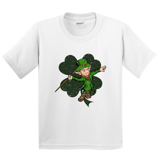 Javelin Throw Leprechaun St. Patrick's Day Track and Field Youth T-Shirt