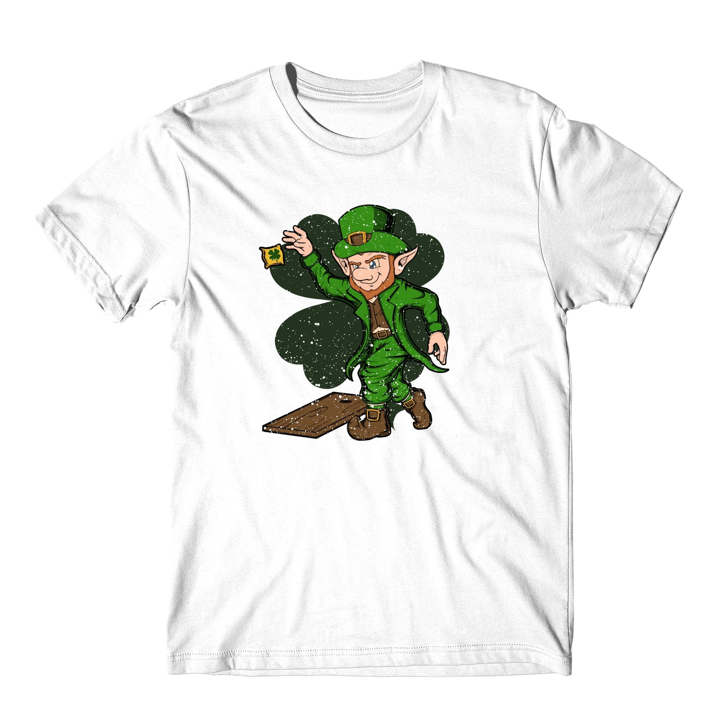 Cornhole Player Leprechaun St. Patrick's Day Cornhole T-Shirt