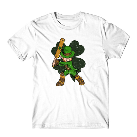 Cricket Player Leprechaun St. Patrick's Day Cricket T-Shirt