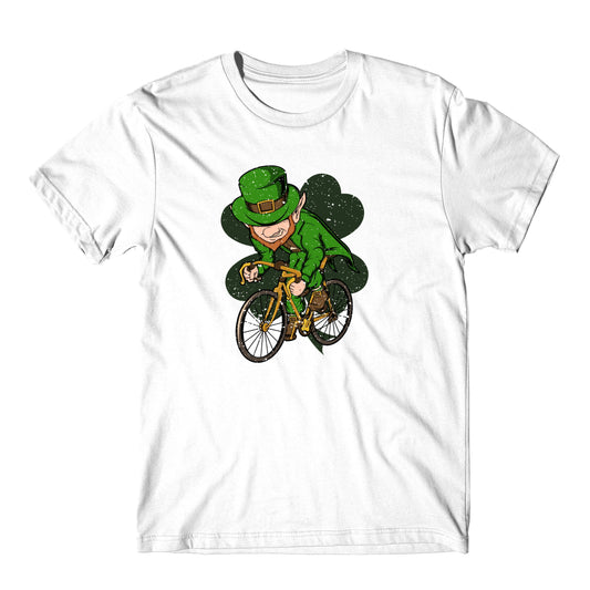 Cyclist Leprechaun St. Patrick's Day Cycling T-Shirt