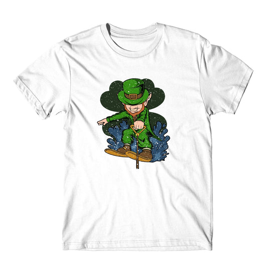 Waterskier Leprechaun St. Patrick's Day Waterskiing T-Shirt