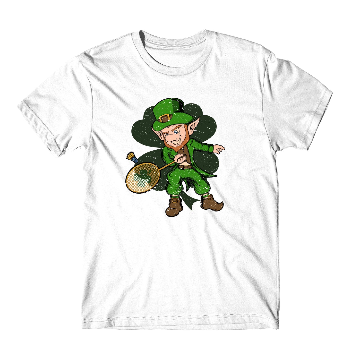 Badminton Player Leprechaun St. Patrick's Day Badminton T-Shirt