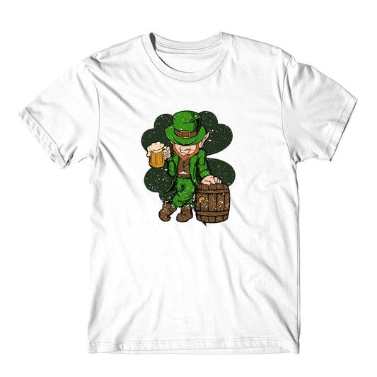 Leprechaun Drinking Beer St. Patrick's Day Beer T-Shirt
