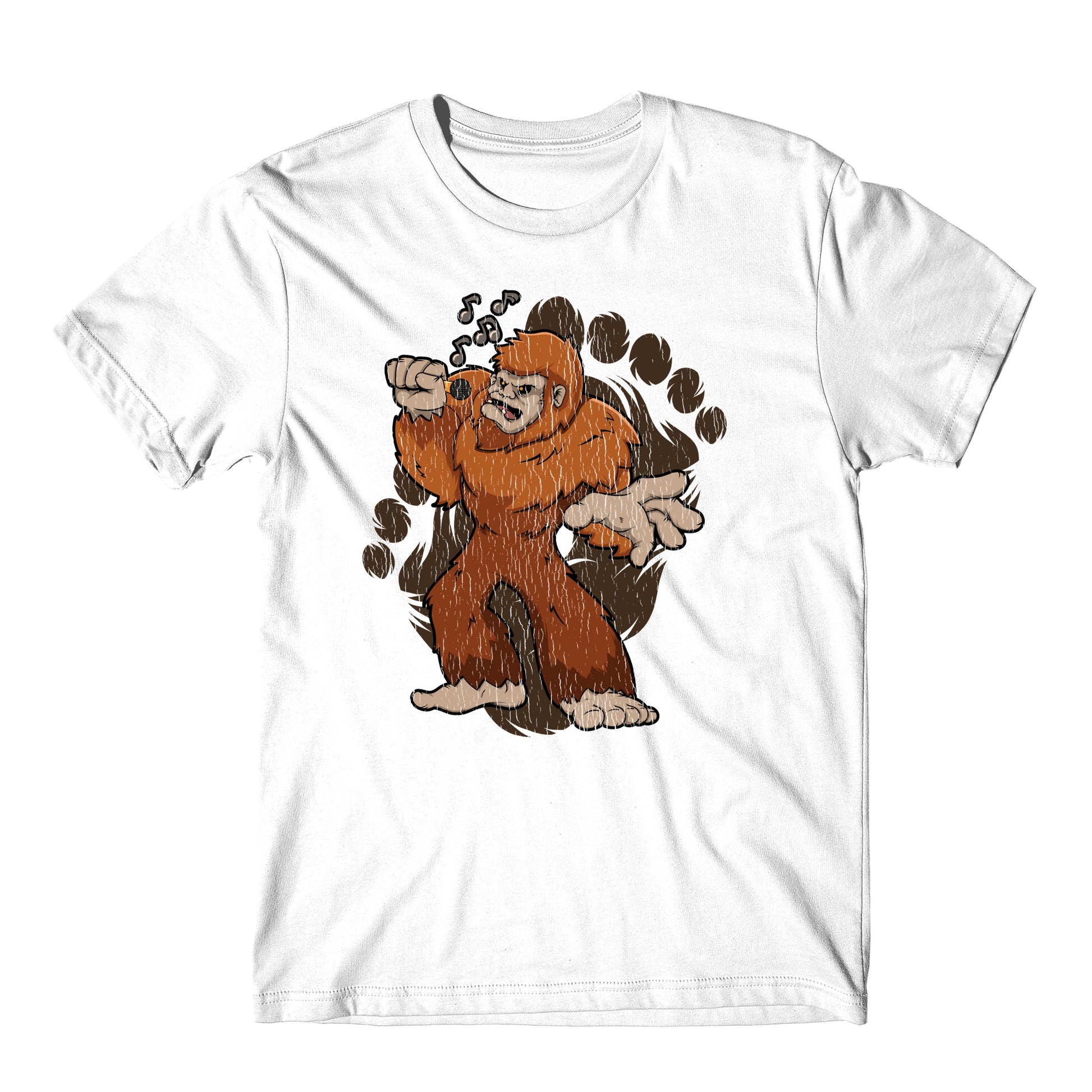 Bigfoot Karaoke Shirt - Sasquatch Singing T-Shirt