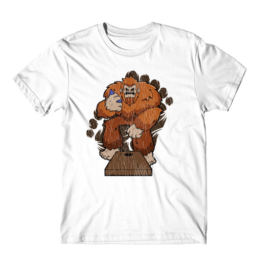 Bigfoot Cornhole Shirt - Sasquatch Playing Cornhole T-Shirt