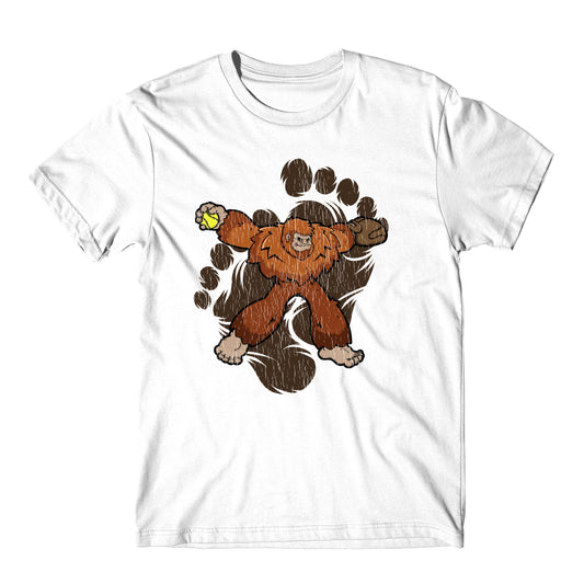 Bigfoot Softball Shirt - Sasquatch Softball Pitcher T-Shirt