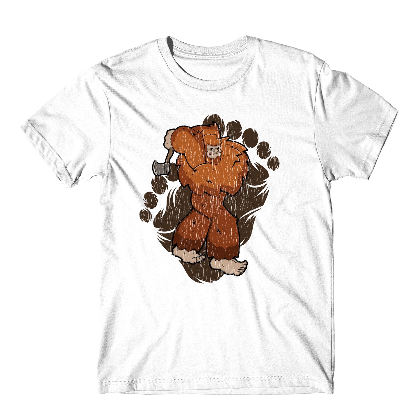Bigfoot Axe Throwing Shirt - Sasquatch Throwing Axe T-Shirt