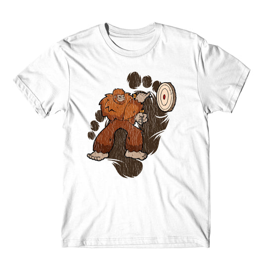 Bigfoot Darts Shirt - Sasquatch Playing Darts T-Shirt