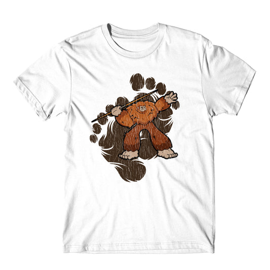 Bigfoot Javelin Throw Shirt - Sasquatch Throwing Javelin T-Shirt