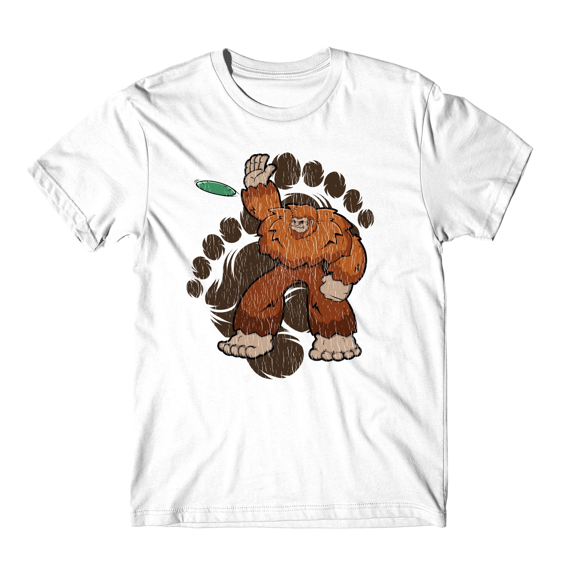 Bigfoot Disc Golf Shirt - Sasquatch Throwing Disc T-Shirt