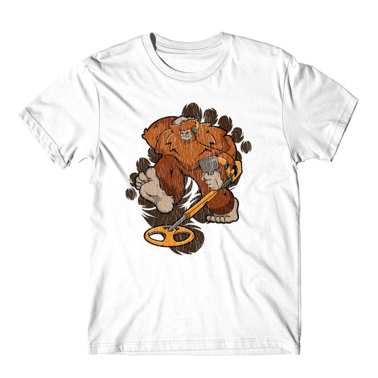Bigfoot Metal Detector Shirt - Sasquatch Metal Detecting T-Shirt