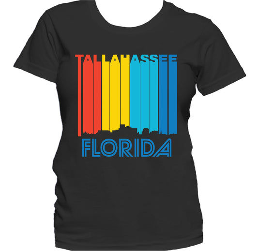 Retro 1970's Style Tallahassee Florida Skyline Women's T-Shirt