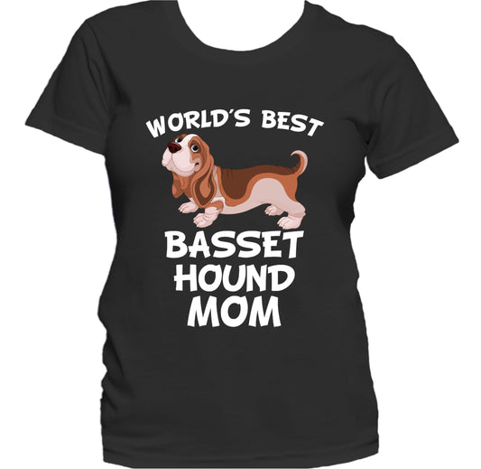 World's Best Basset Hound Mom Dog Owner Women's T-Shirt