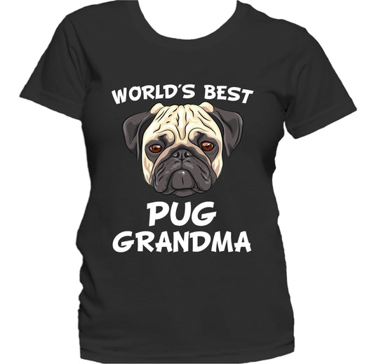 World's Best Pug Grandma Dog Owner Women's T-Shirt
