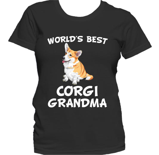 World's Best Corgi Grandma Dog Owner Women's T-Shirt