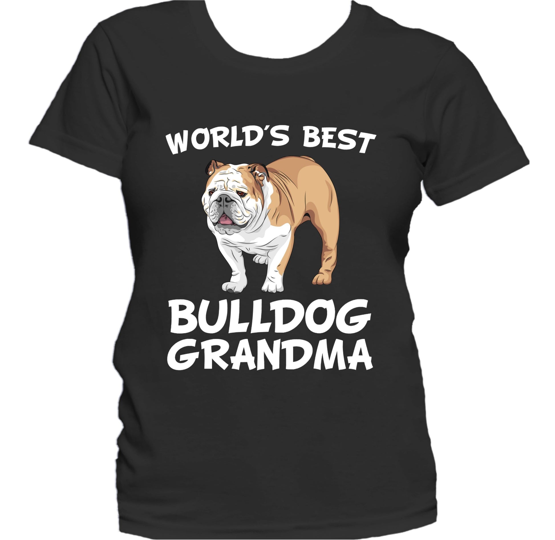 World's Best Bulldog Grandma Dog Owner Women's T-Shirt
