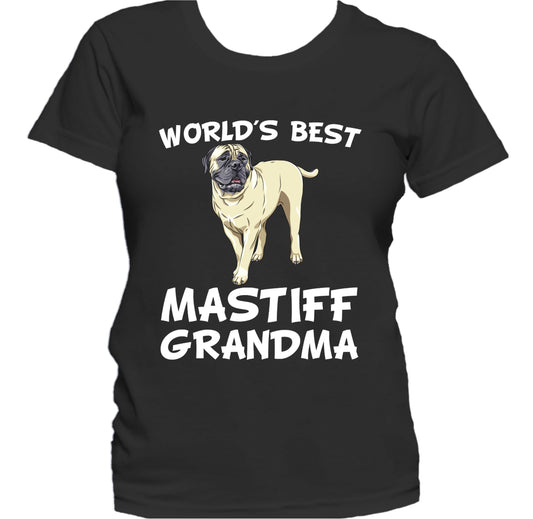 World's Best Mastiff Grandma Dog Owner Women's T-Shirt