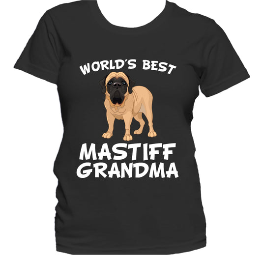 World's Best English Mastiff Grandma Dog Owner Women's T-Shirt