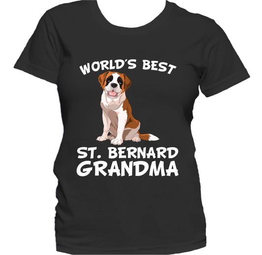 World's Best St. Bernard Grandma Dog Owner Women's T-Shirt