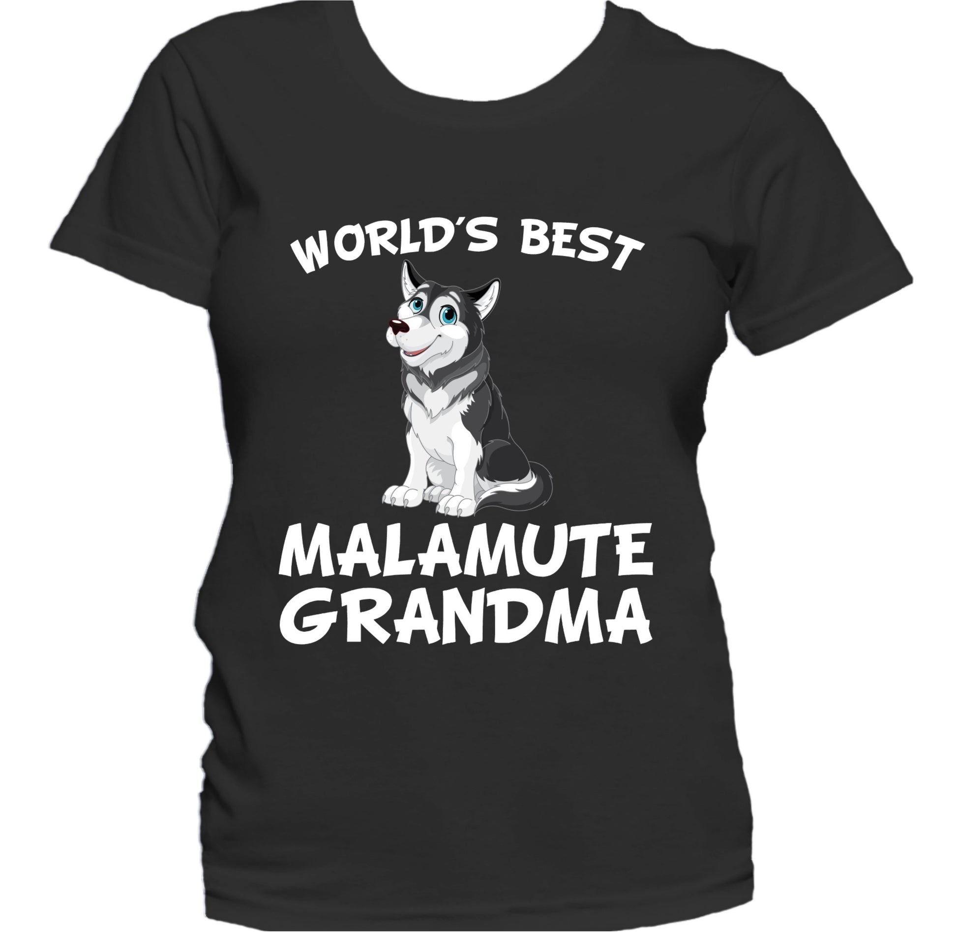 World's Best Alaskan Malamute Grandma Dog Owner Women's T-Shirt