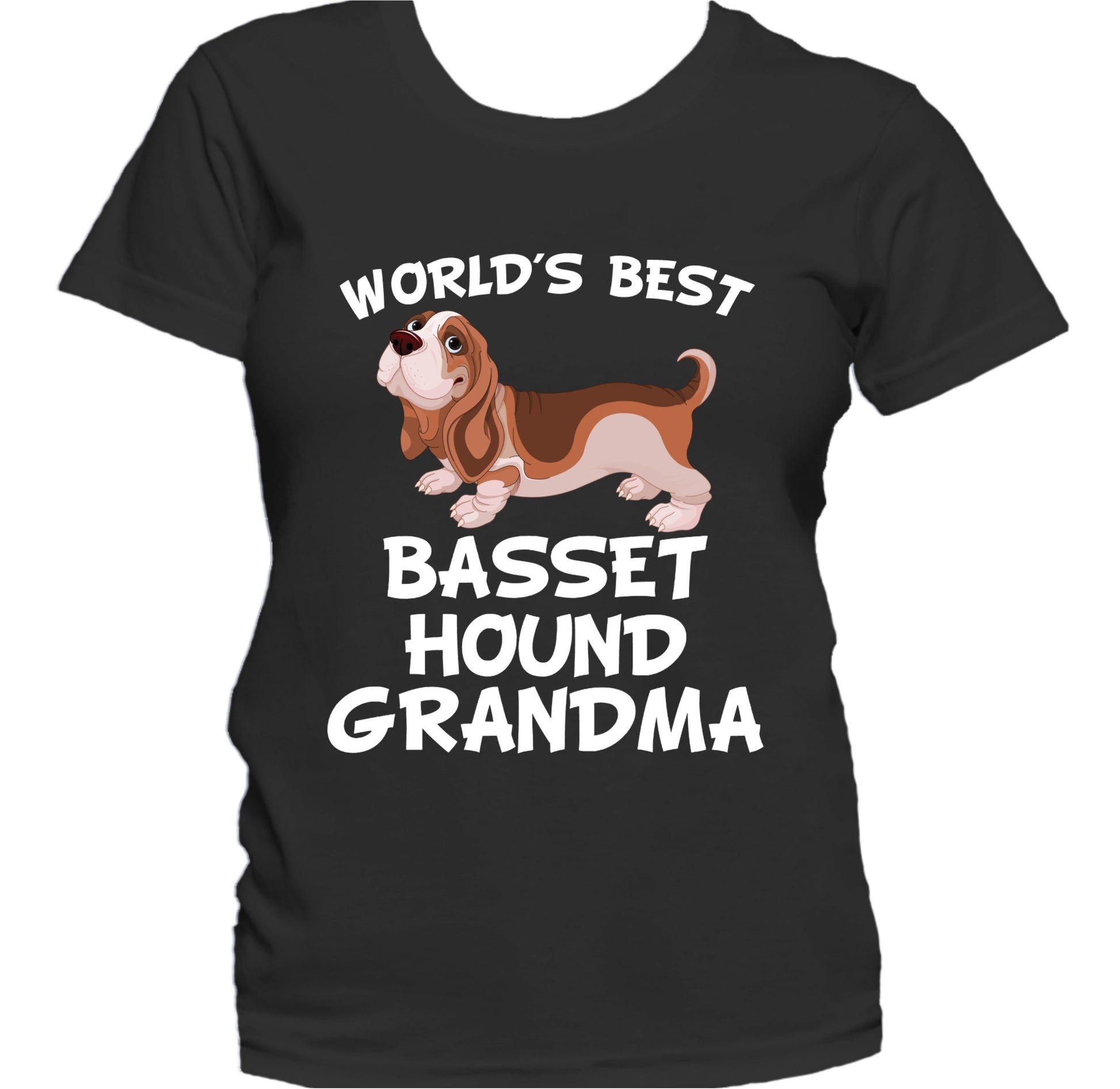 World's Best Basset Hound Grandma Dog Owner Women's T-Shirt