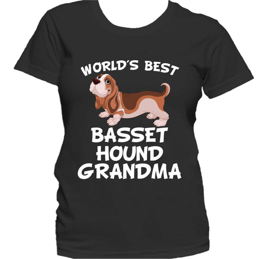World's Best Basset Hound Grandma Dog Owner Women's T-Shirt