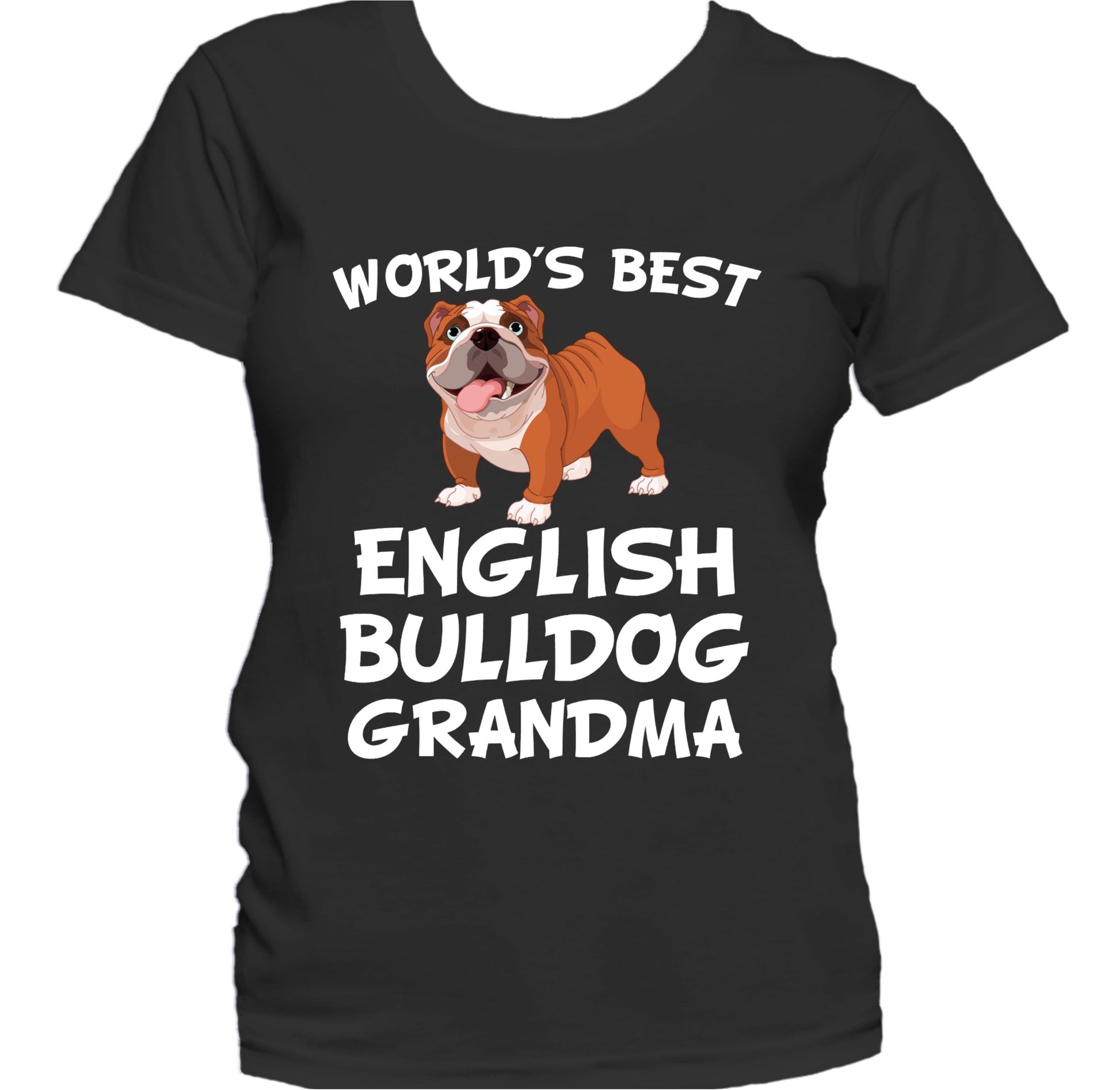 World's Best English Bulldog Grandma Dog Owner Women's T-Shirt