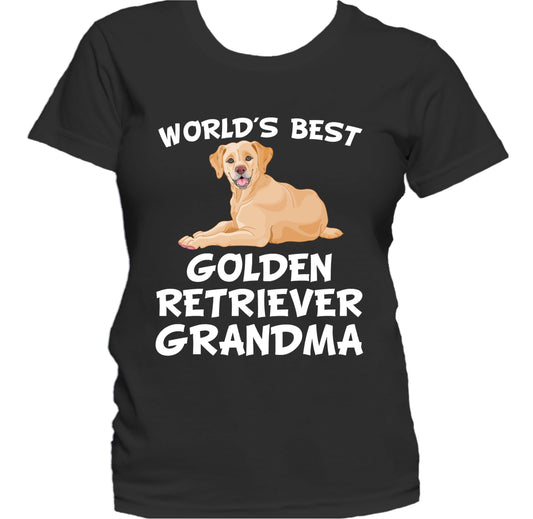 World's Best Golden Retriever Grandma Dog Owner Women's T-Shirt