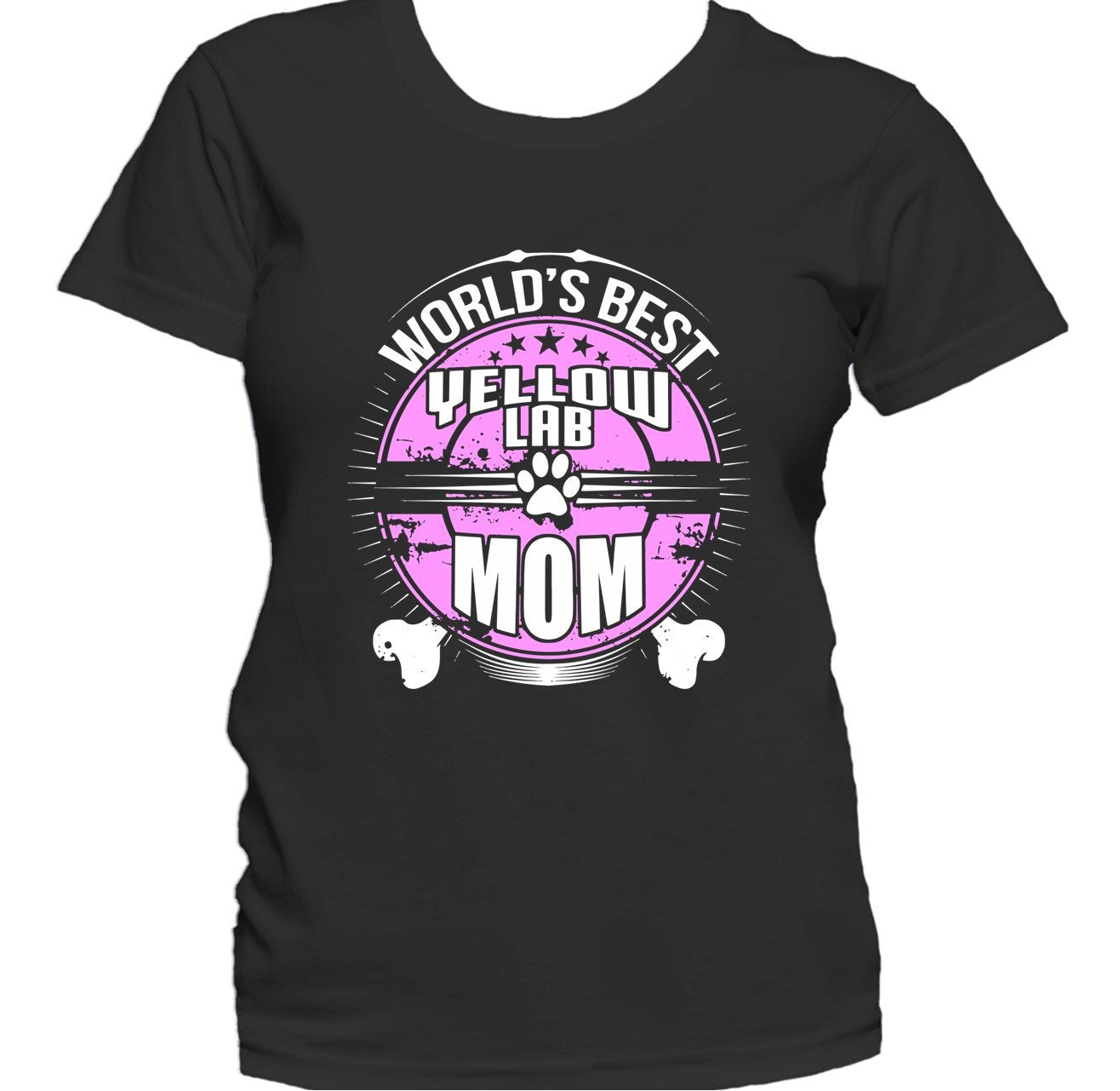 World's Best Yellow Lab Mom Dog Owner T-Shirt