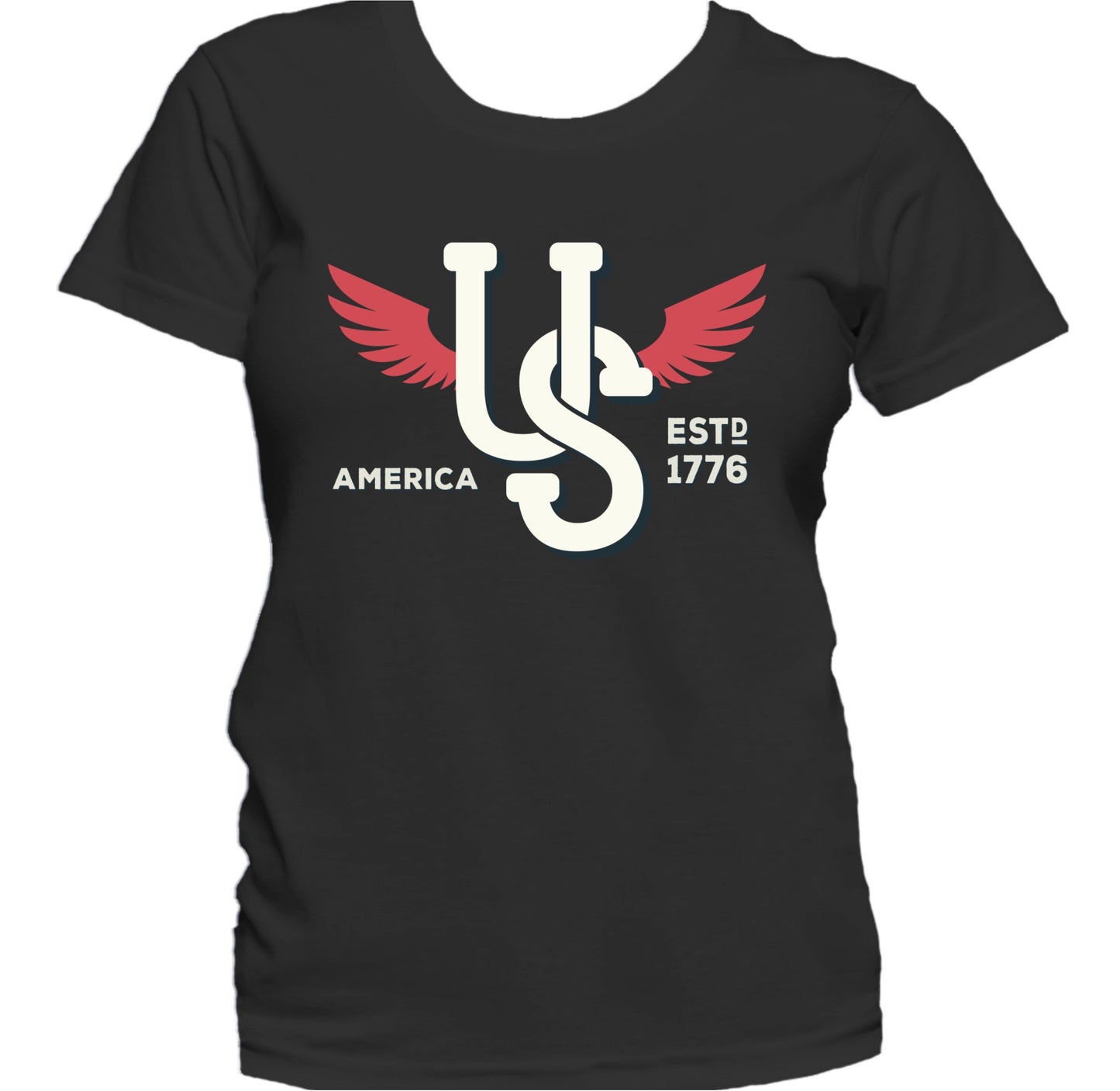 US America Established 1776 Vintage Retro Style Women's T-Shirt