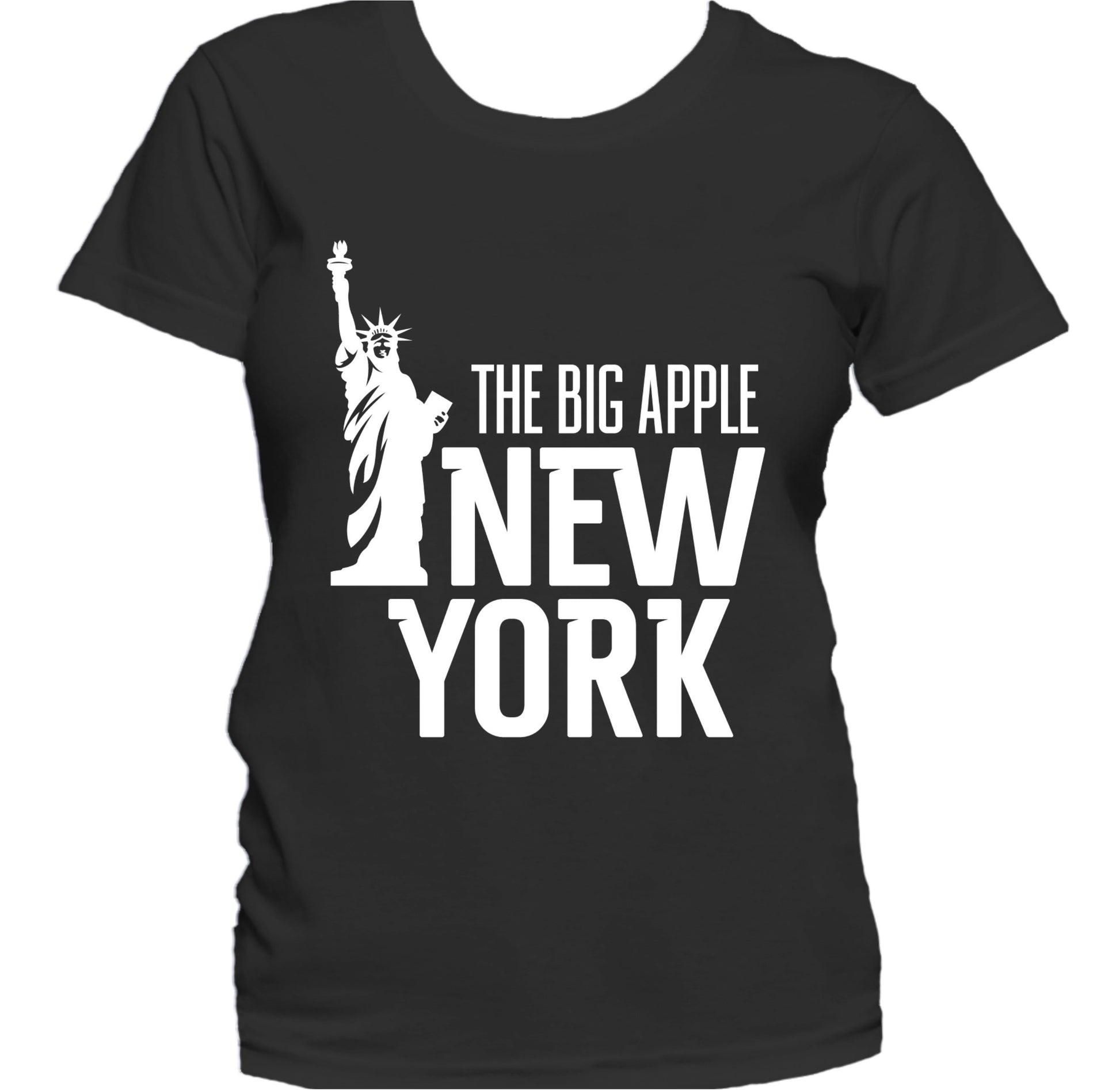 New York City The Big Apple Statue Of Liberty Women's T-Shirt