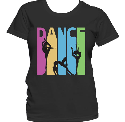 Vintage Retro Dance Dancers 1970's Style Women's T-Shirt 