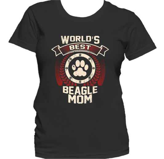 World's Best Beagle Mom Women's T-Shirt - Dog Mom Shirt