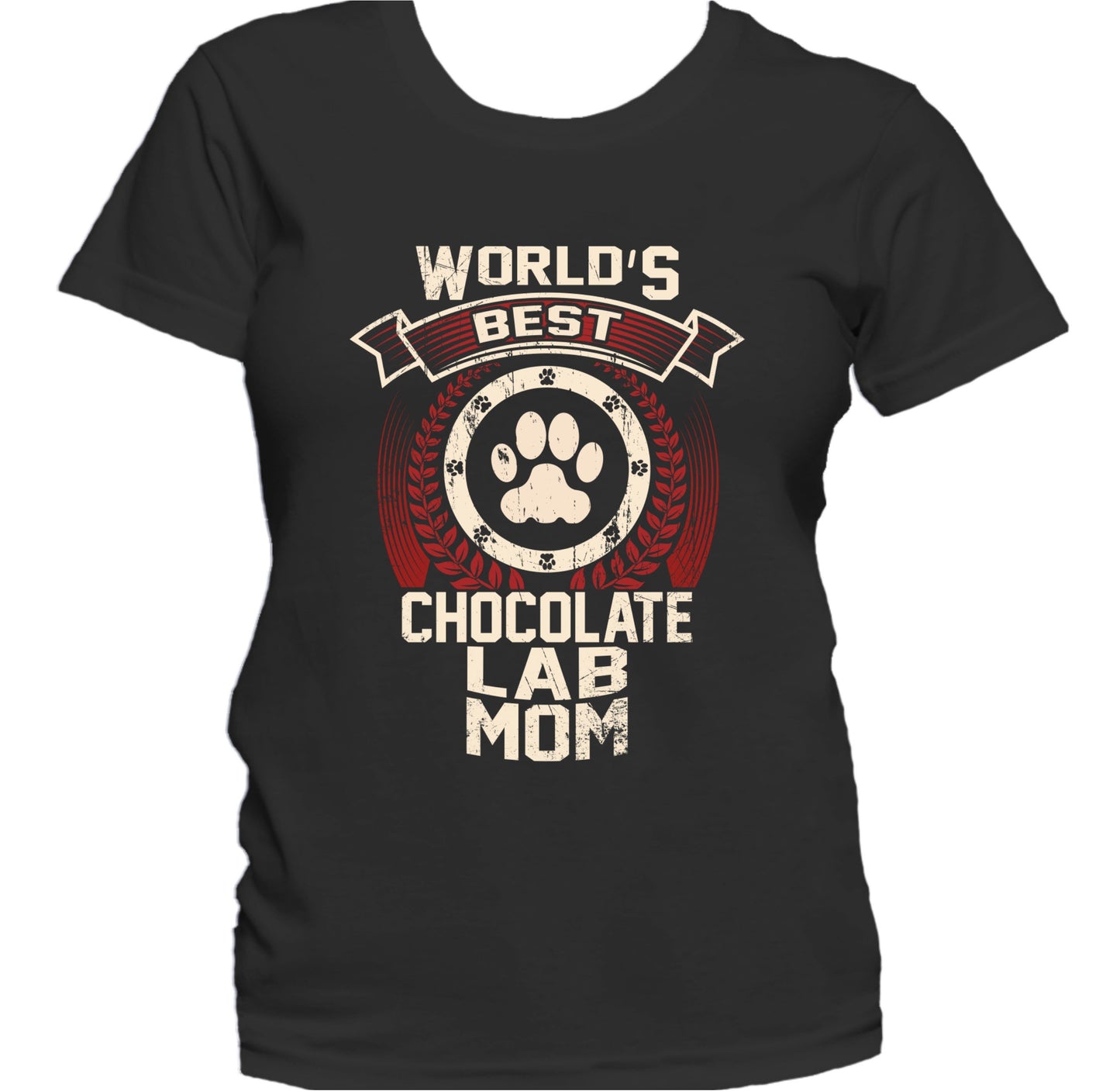 World's Best Chocolate Lab Mom Women's T-Shirt - Dog Mom Shirt